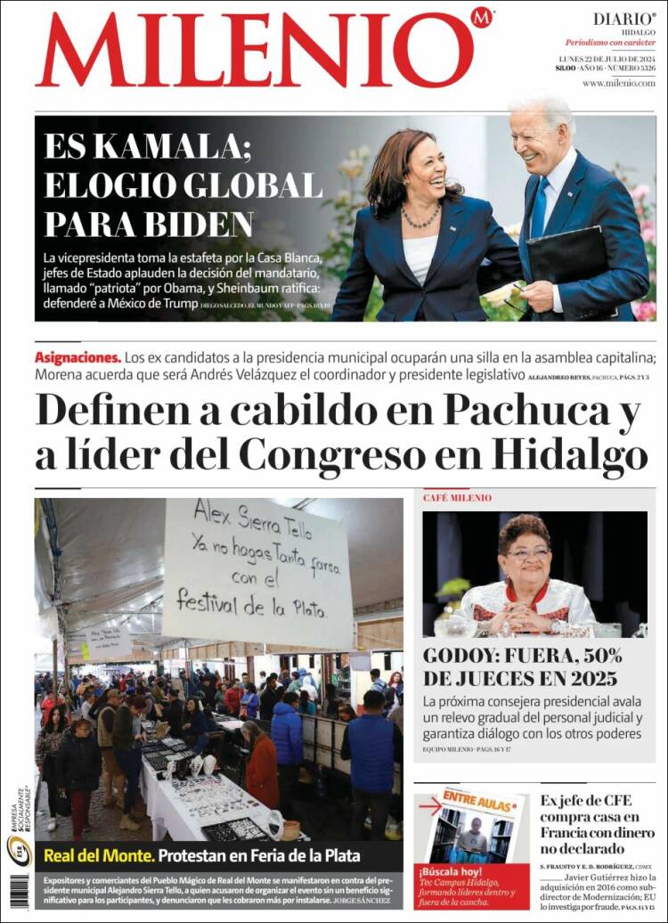 Portada de Milenio de Hidalgo (México)