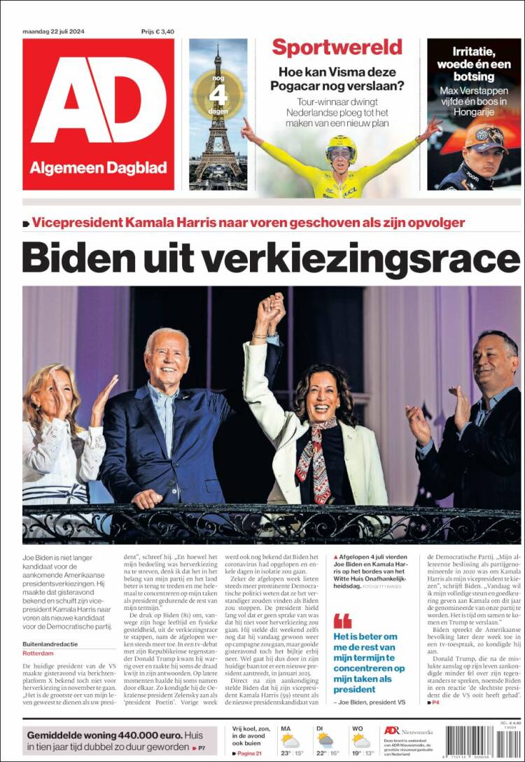 Portada de AD (Netherlands)