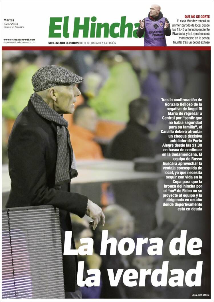 Portada de El Hincha (Argentina)