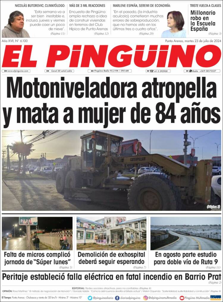 Portada de El Pingüino (Chile)