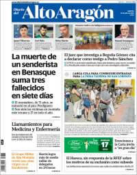 Portada de Diario del AltoAragón (España)