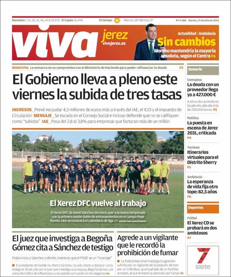 Portada de Información - Jerez (España)