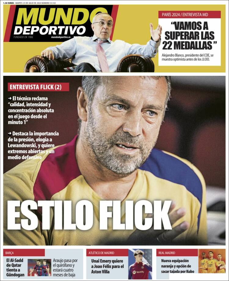 Portada de El Mundo Deportivo (España)