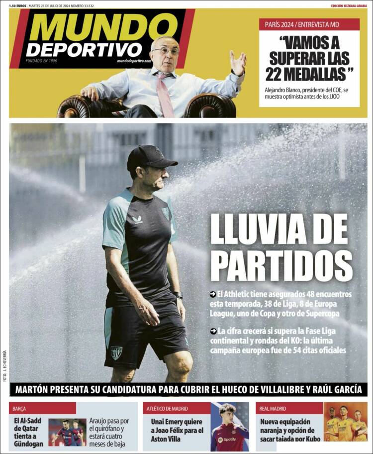 Portada de Mundo Deportivo Bizkaia (España)