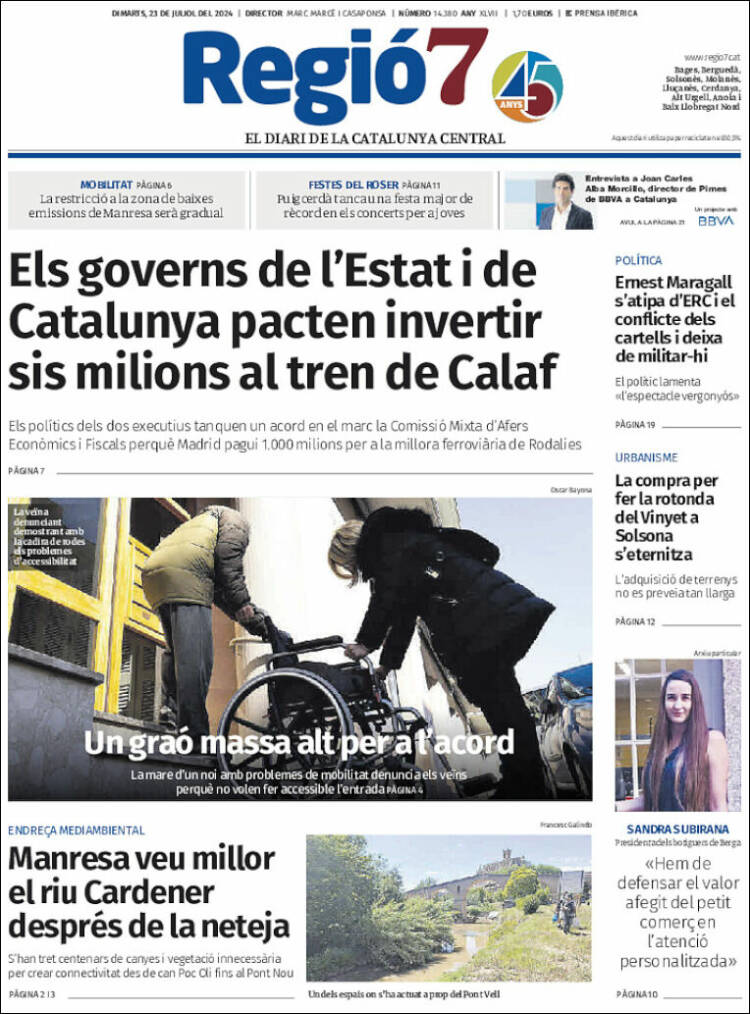 Portada de Regio7 (España)