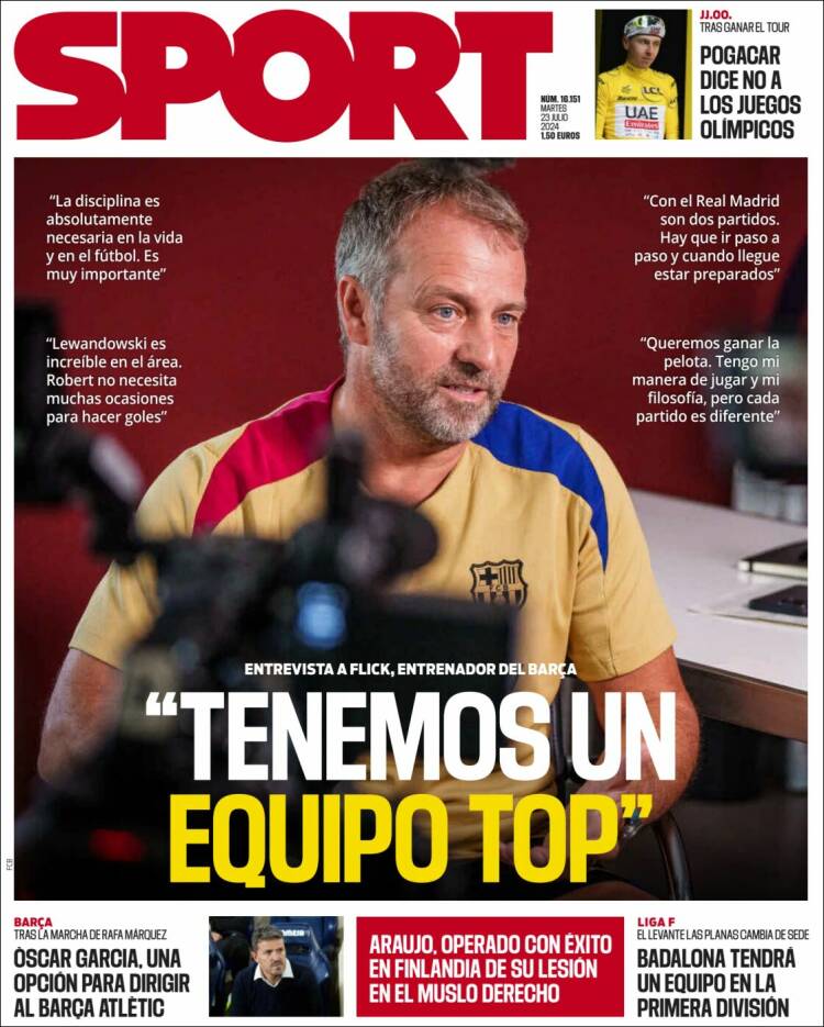 Portada de Sport (España)