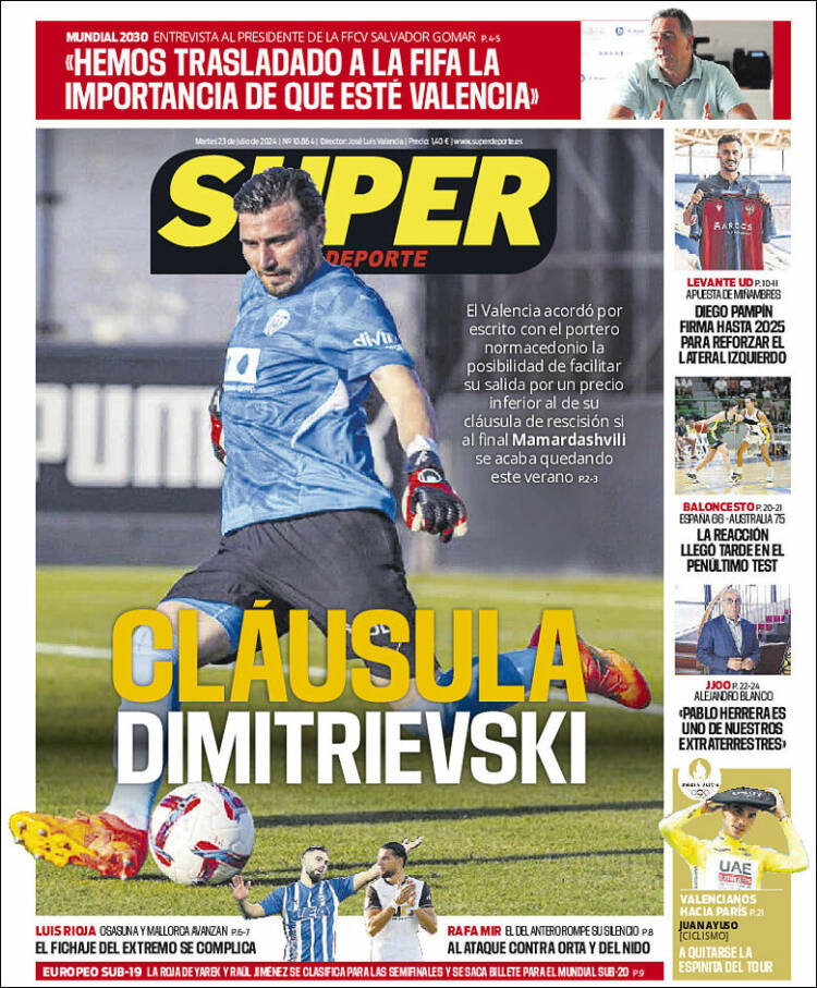 Portada de Superdeporte (España)