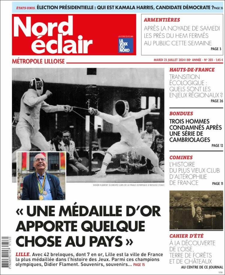 Portada de Nord Éclair (Francia)