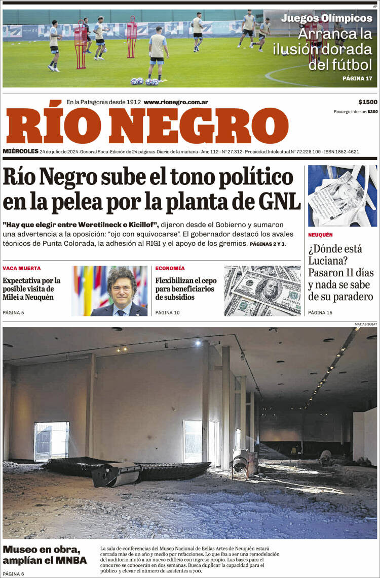 Portada de Rio Negro (Argentina)