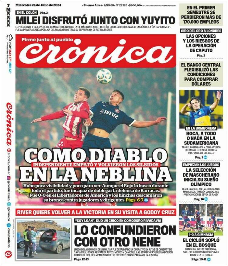 Portada de La Voz del Chaco (Argentina)