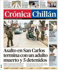 Portada de Crónica Chillán (Chile)