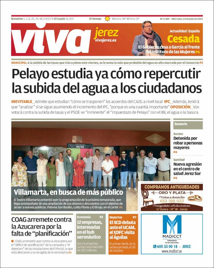 Portada de Información - Jerez (España)