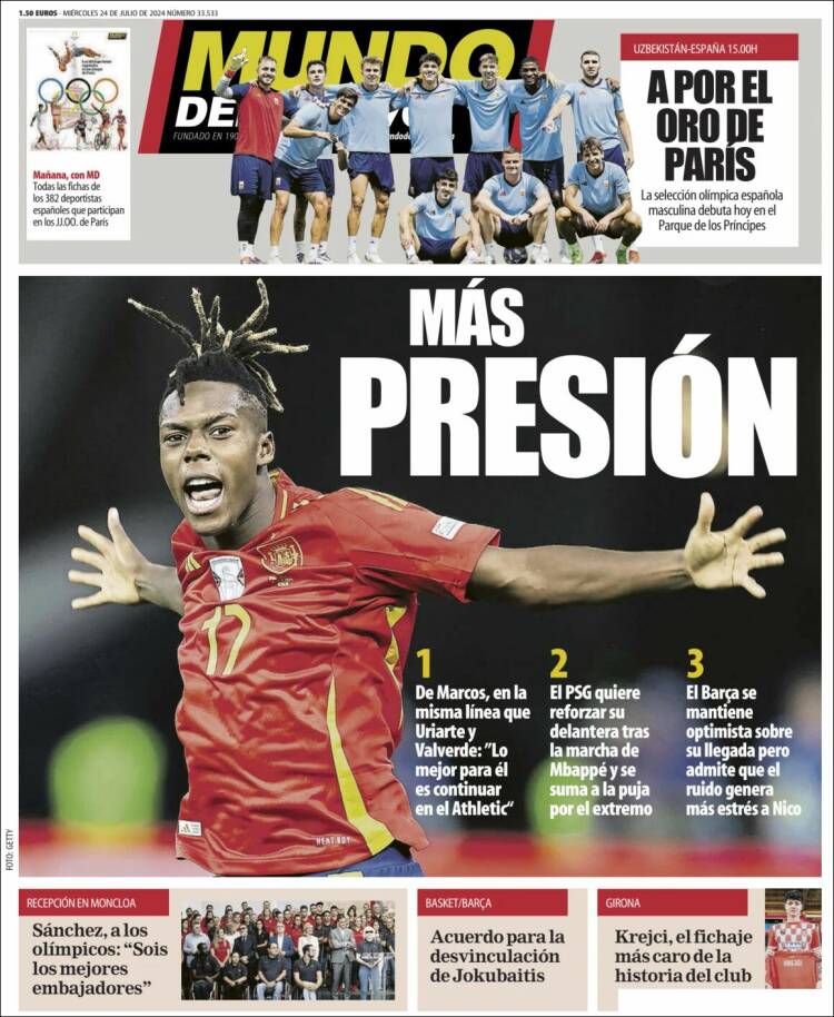 Portada de Mundo Atlético (España)