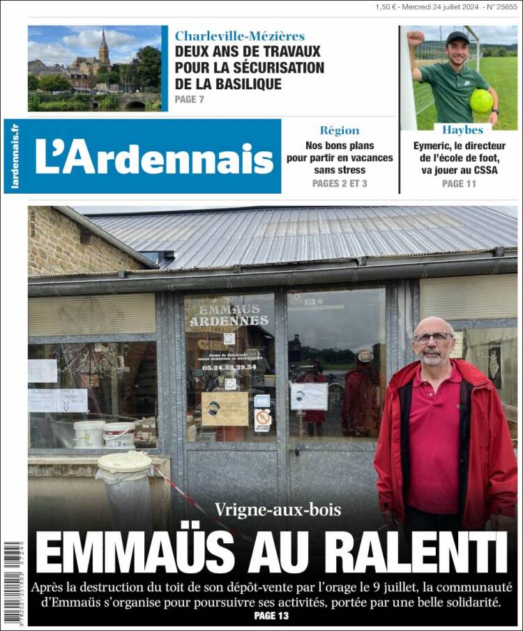 Portada de L'Ardenais (Francia)