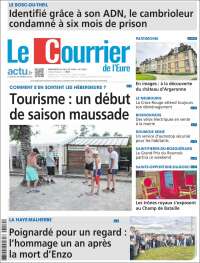 Portada de Le Courrier de l'Ouest (Francia)