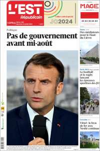 Portada de L'Est Republicain (Francia)