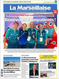 Portada de La Marseillaise (Francia)