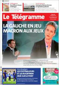 Portada de Télégramme (Francia)