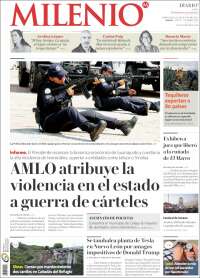 Portada de Milenio de León (M&eacute;xico)