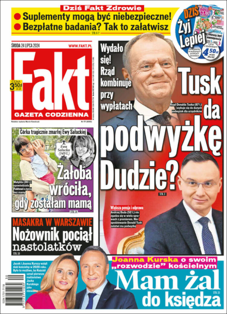 Portada de Fakt (Polonia)