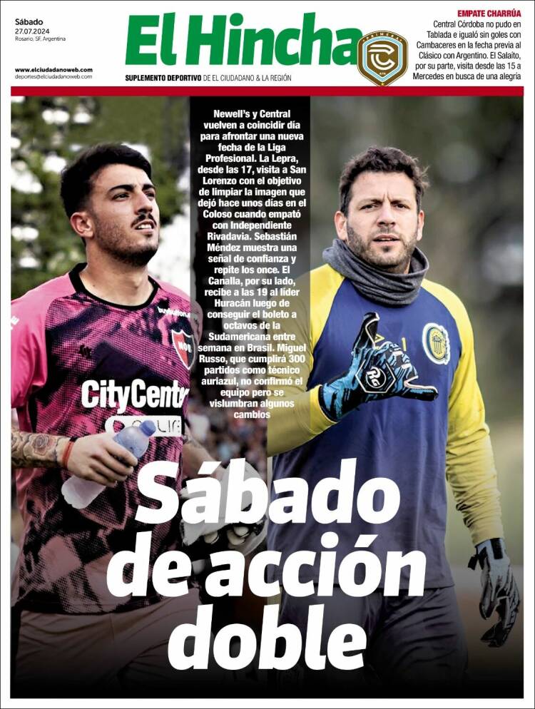 Portada de El Hincha (Argentina)