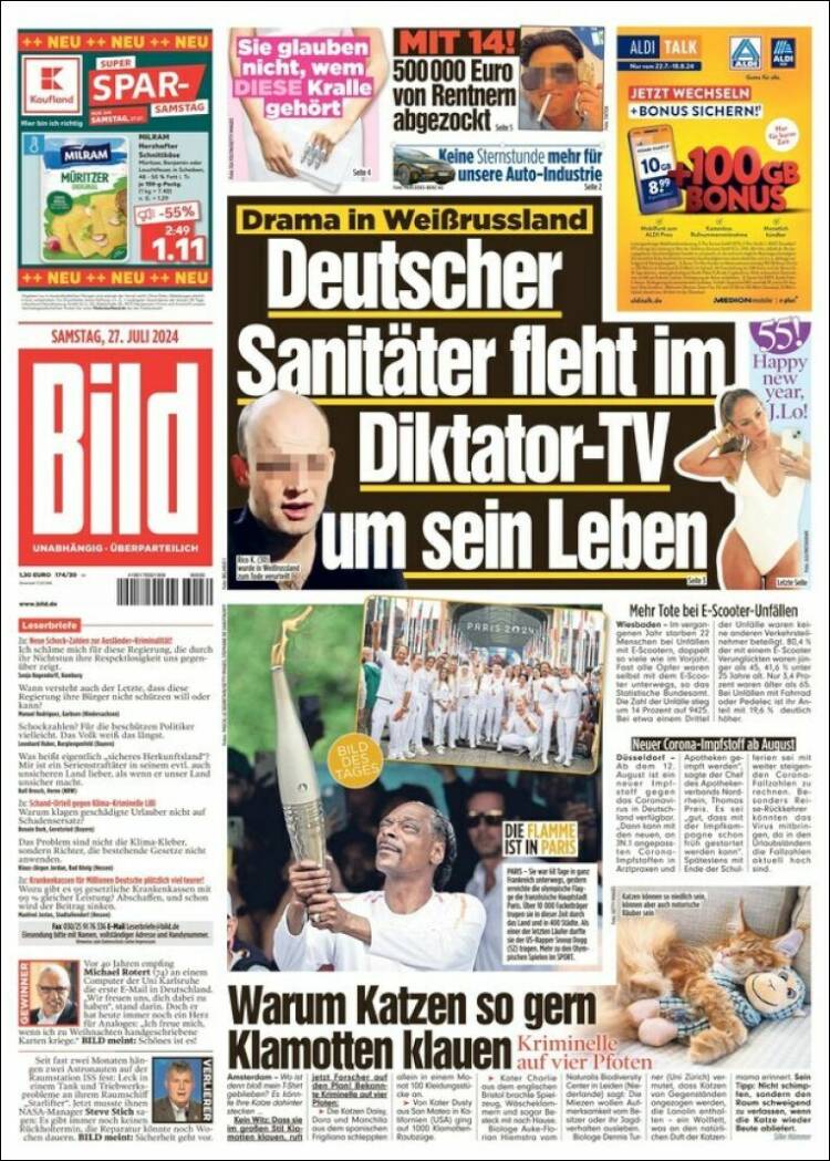 Portada de Bild (Alemania)