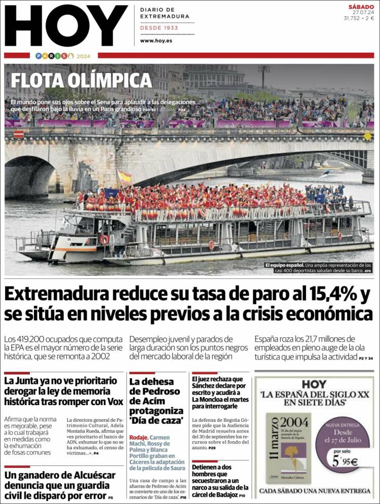 Portada de Hoy - Badajoz (España)