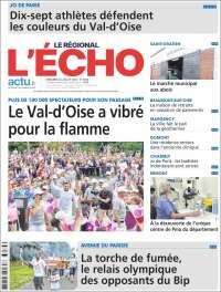 Portada de L'Echo de la Haute-Vienne (France)