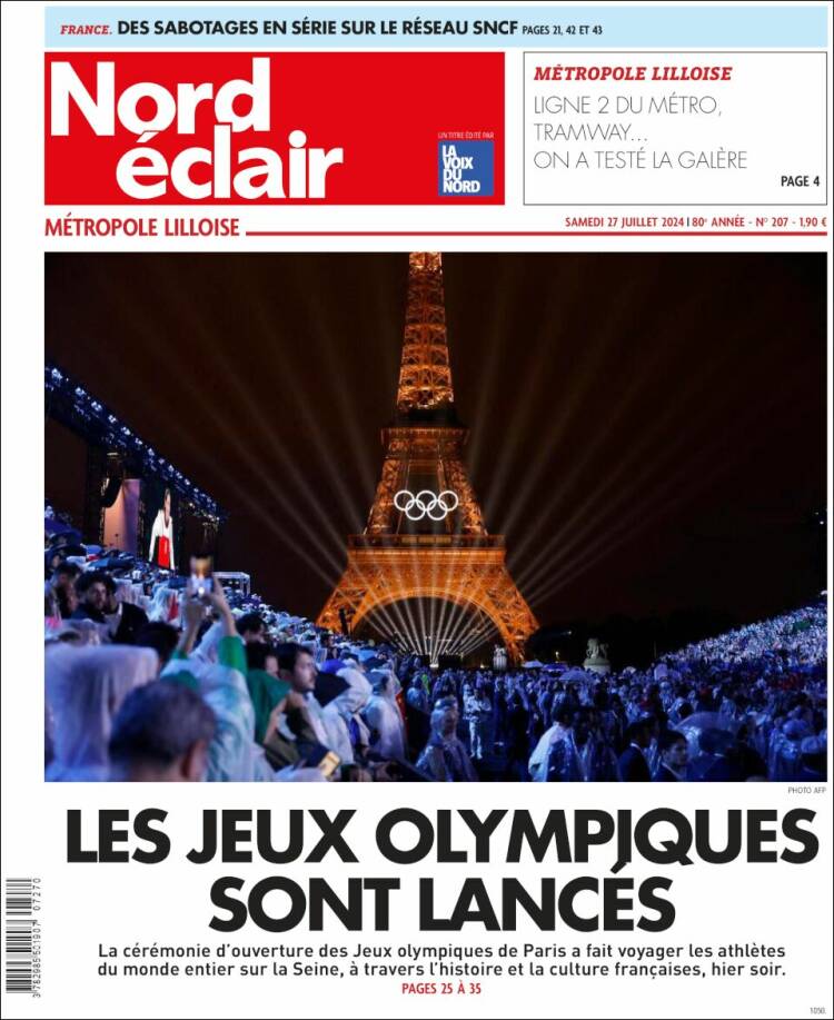 Portada de Nord Éclair (Francia)