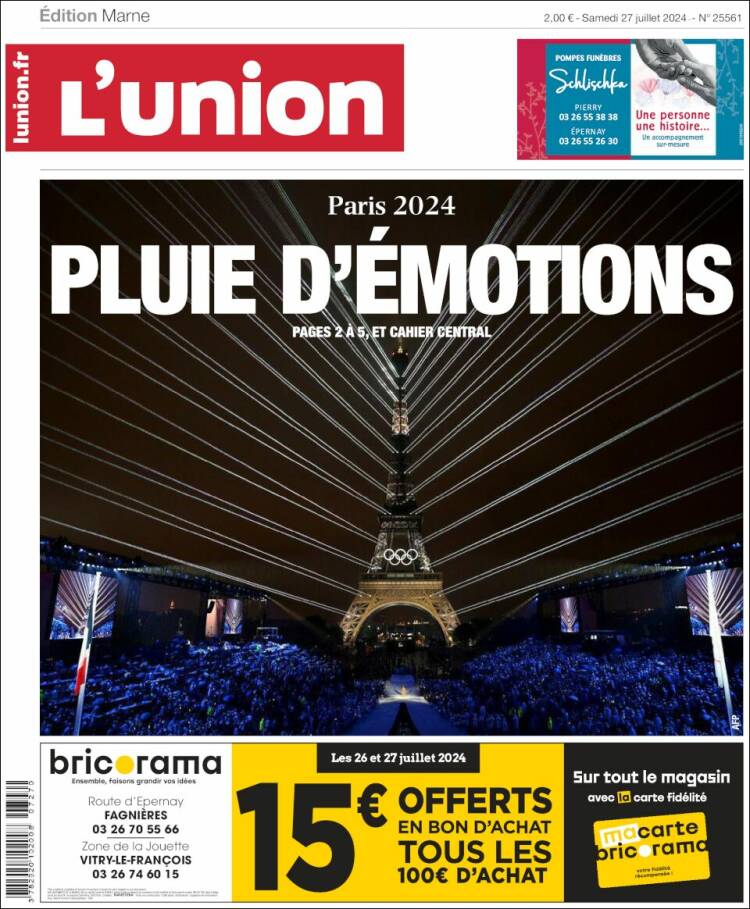 Portada de L'Union (Francia)