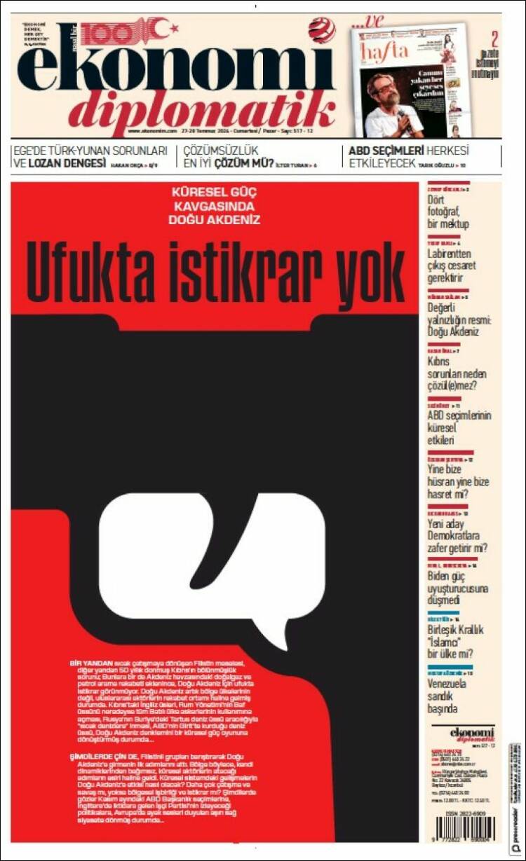 Portada de Dünya (Turqu&iacute;a)