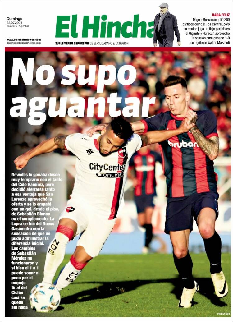 Portada de El Hincha (Argentina)