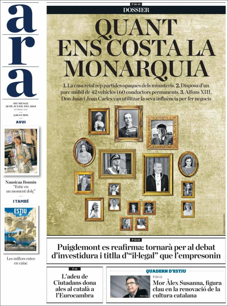 Portada de Ara (España)