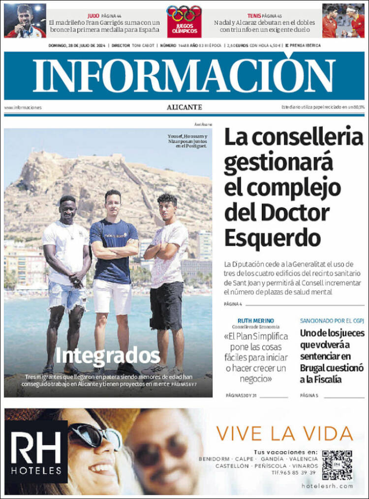 Portada de Diario Información (España)