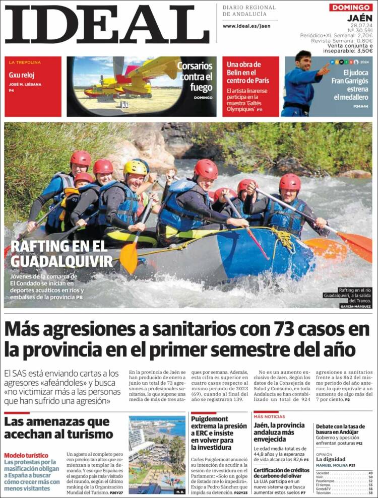 Portada de El Ideal de Jaén (España)