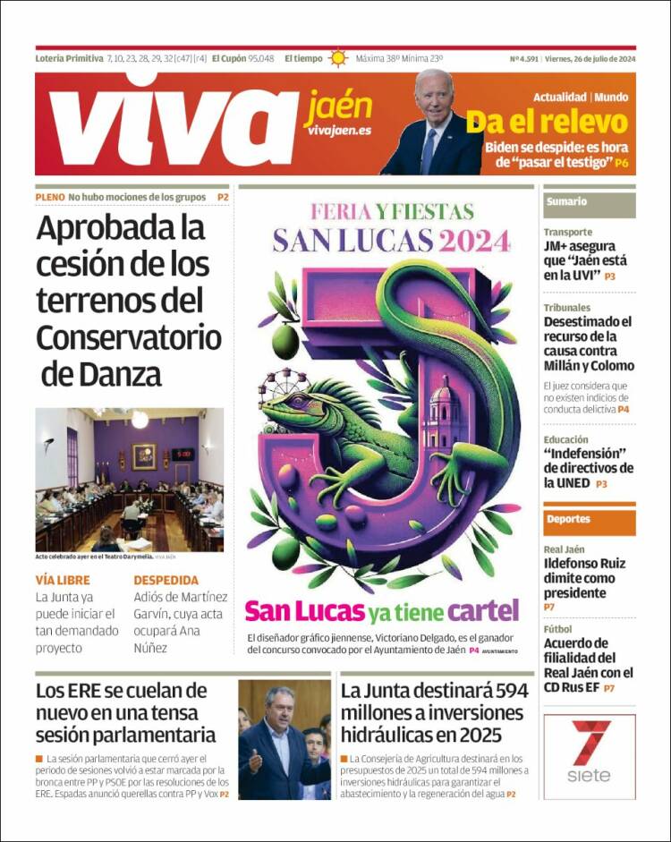 Portada de Viva Jaén (España)