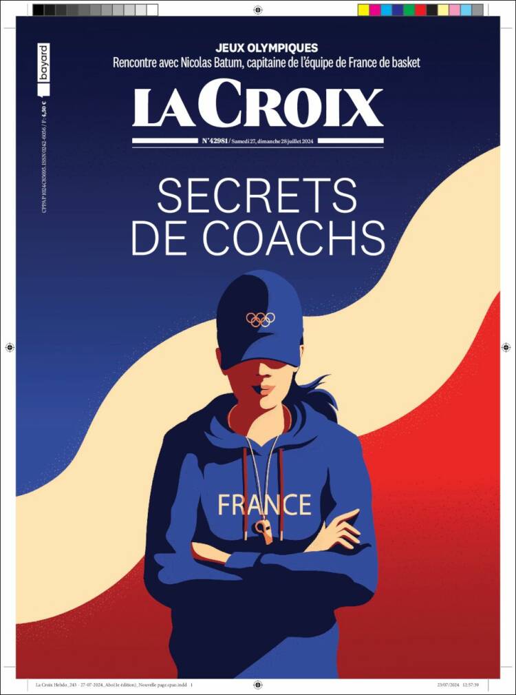 Portada de La Croix (Francia)
