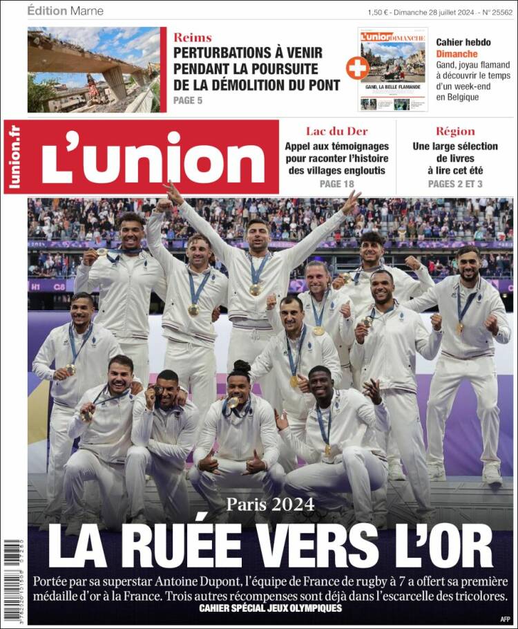 Portada de L'Union (Francia)
