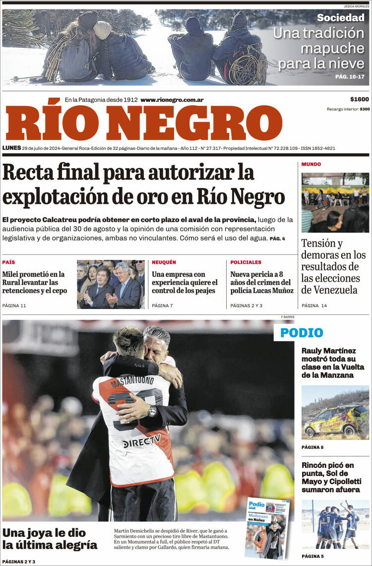 Portada de Rio Negro (Argentina)