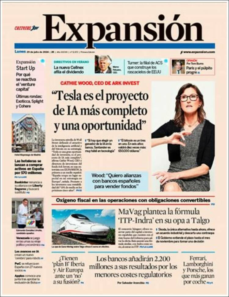 Portada de Expansión (Espa&ntilde;a)