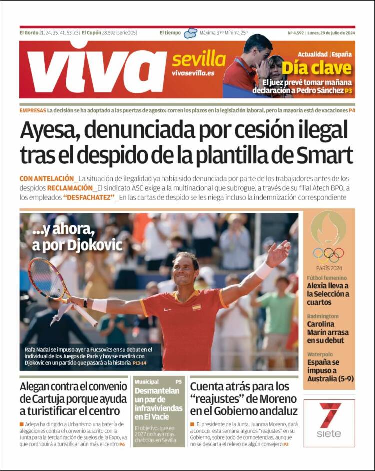 Portada de Viva Sevilla (España)