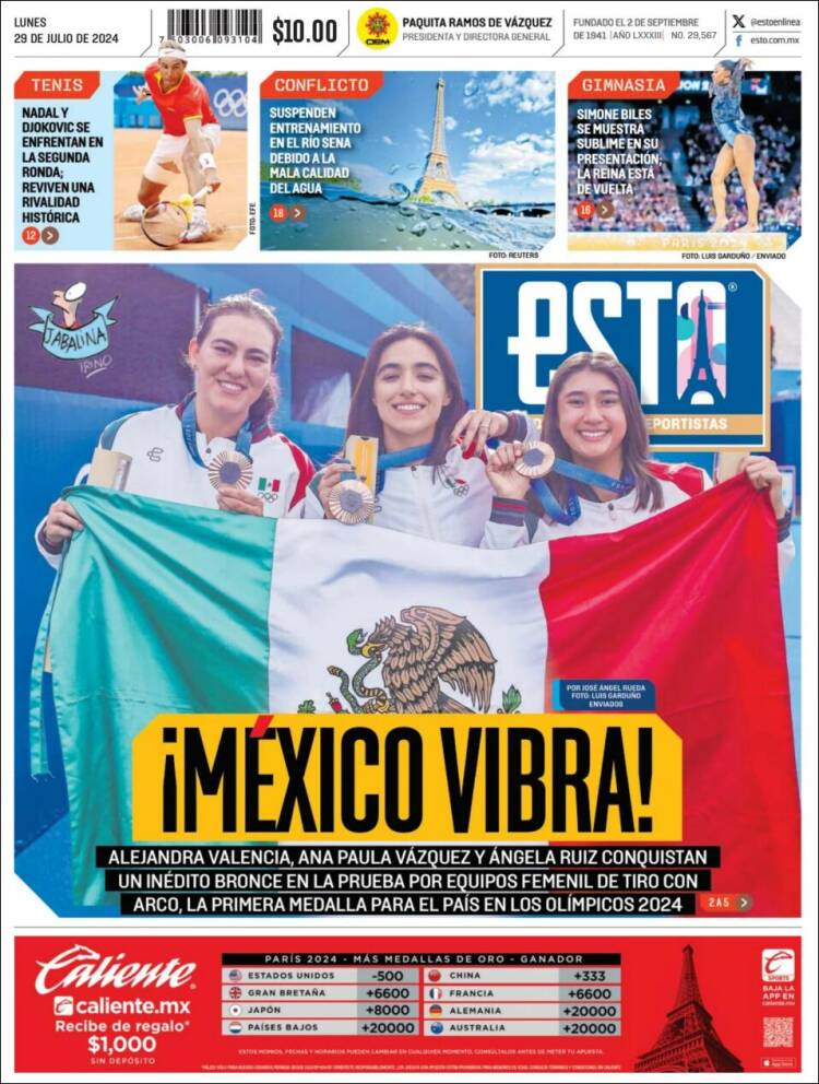 Portada de Esto (M&eacute;xico)