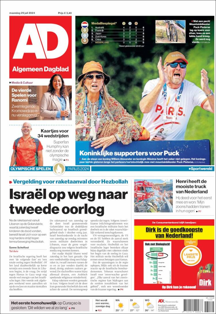 Portada de AD (Pa&iacute;ses Bajos)