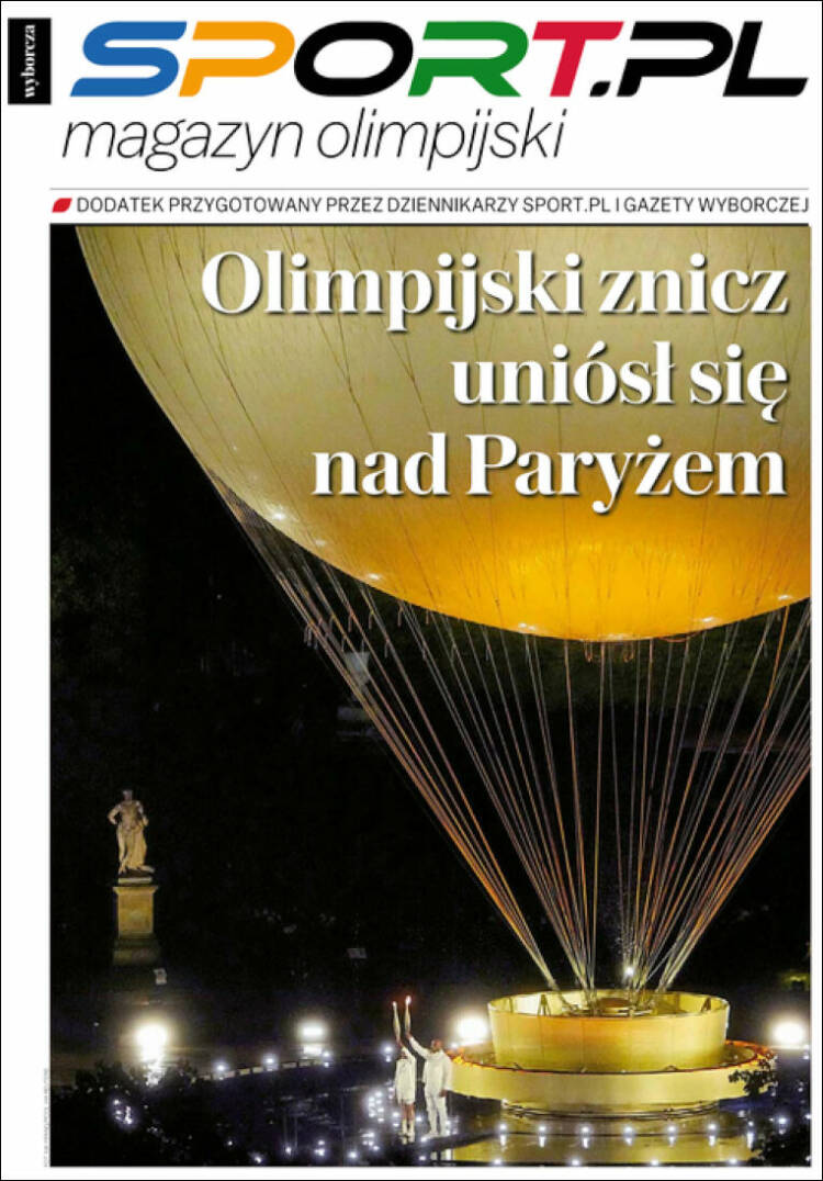 Portada de Gazeta Wyborcza (Polonia)
