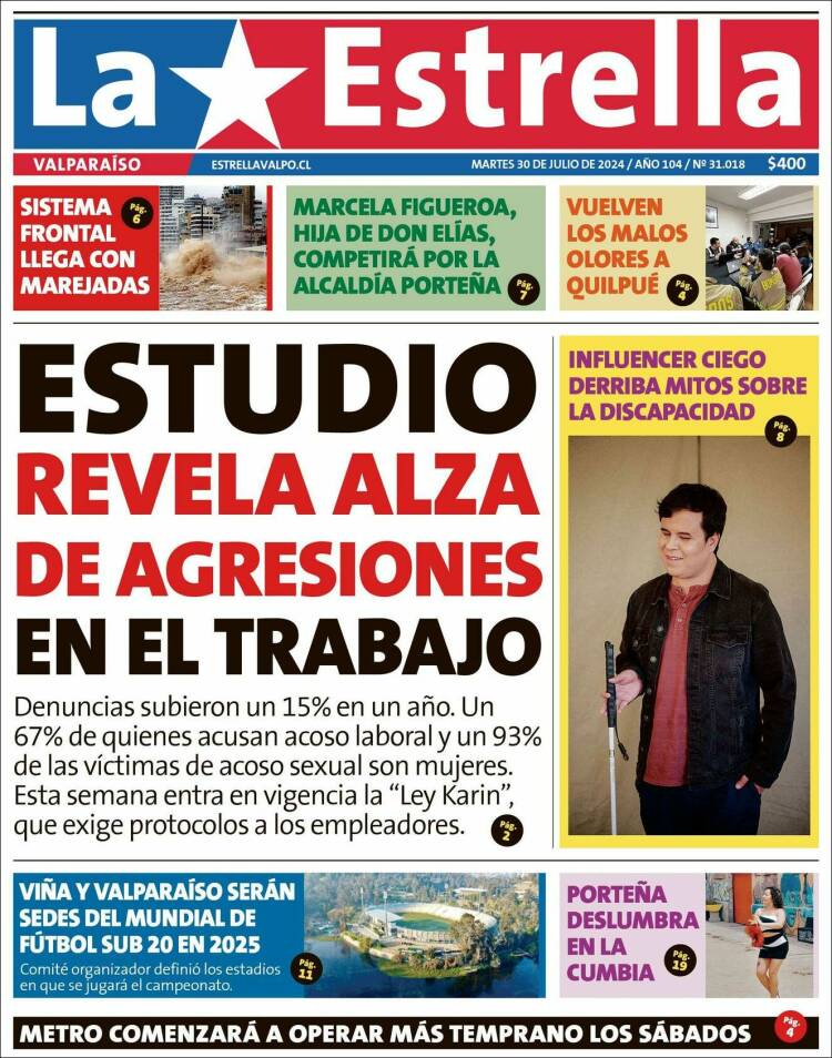 Portada de Estrella de Valparaiso (Chile)