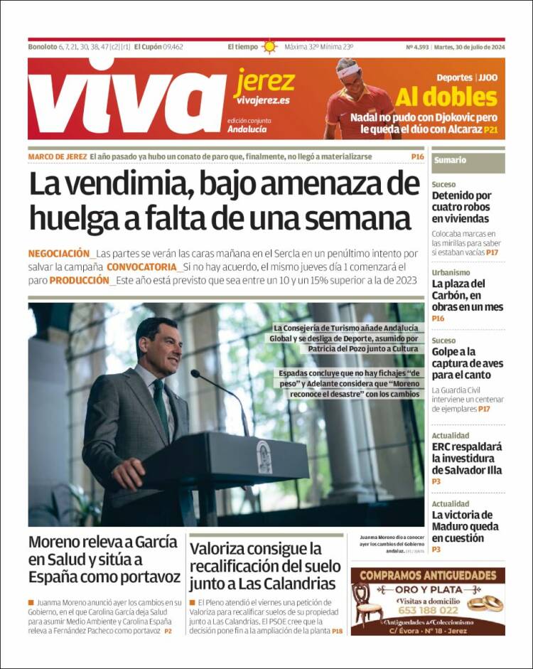 Portada de Información - Jerez (España)