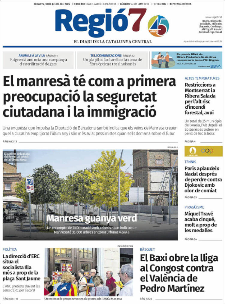 Portada de Regio7 (España)