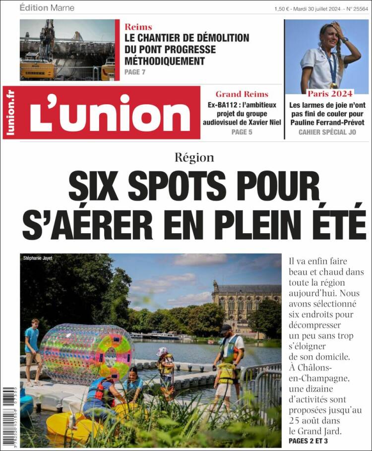 Portada de L'Union (Francia)
