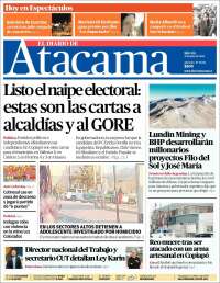 Portada de Diario de Atacama (Chile)
