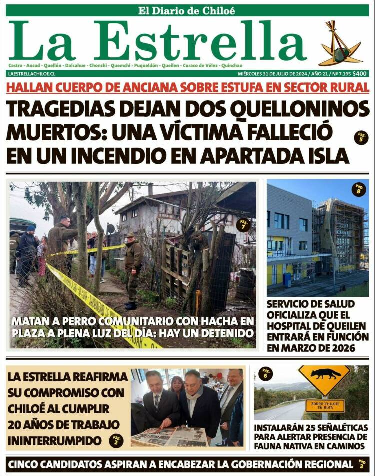 Portada de Estrella de Chiloé (Chile)